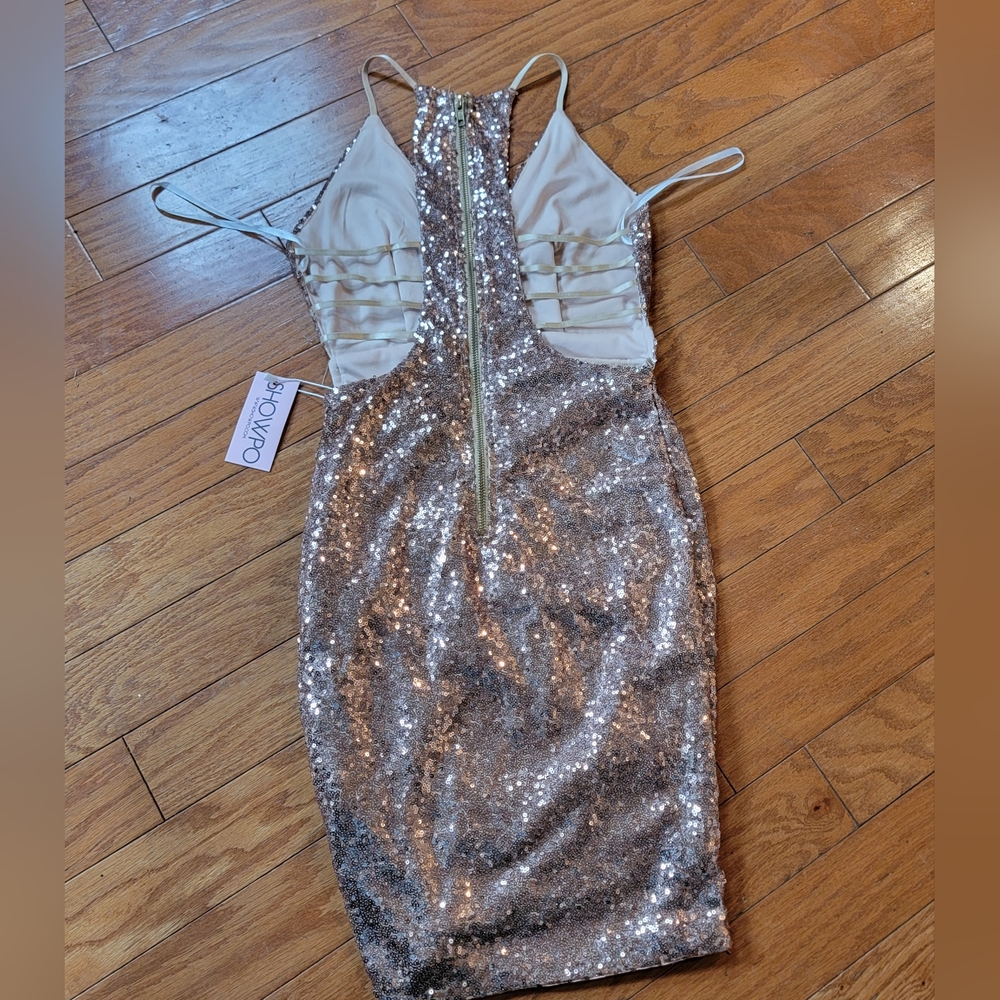 NWT Showpo Sequin Dress 8 - Picture 5 of 9
